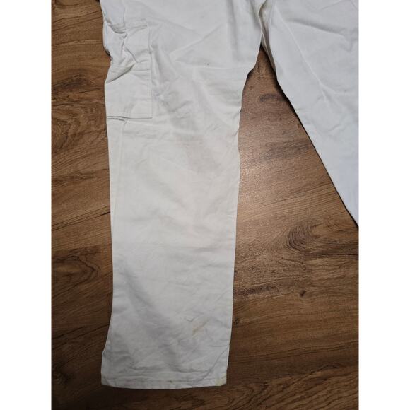 Dickies Sherwin Williams Mens 40x32 Painter Pants White Workwear Utility - Picture 8 of 16